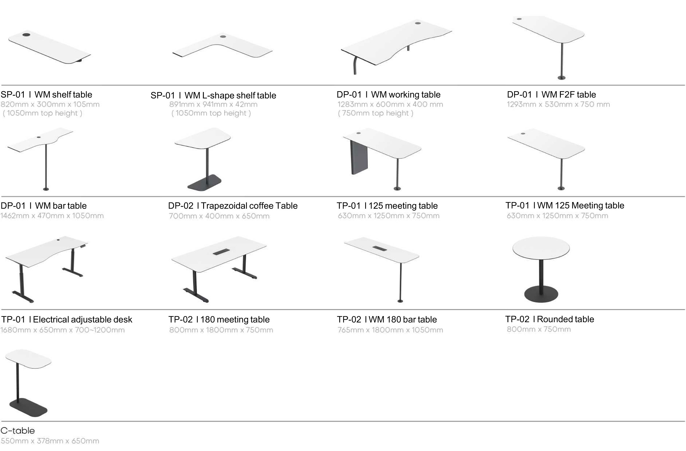 Vocopod's acoustic booths furniture options
